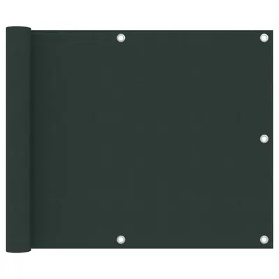 Gossi paravan de balcon, verde inchis, 75x600 cm, tesatura oxford