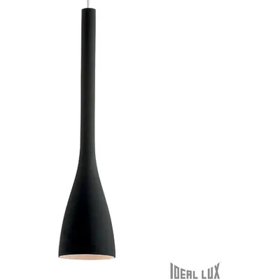Pendul Flut Big, 1 bec, dulie E27, D:145mm, H:655/1115mm, Negru