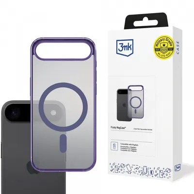 Husa MagSafe pentru Apple iPhone 17 Air, 3MK, Frosty MagCase, Mov