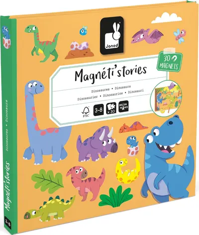 Povești magnetice Janod - Dinozaurii