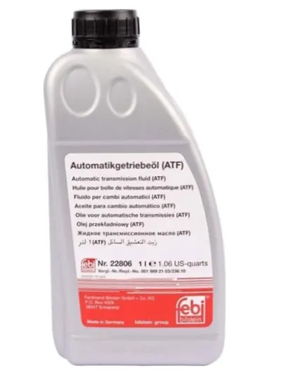Ulei pentru cutie viteze automata FEBI BILSTEIN ATF Dexron III 22806, rosu, volum 1 litru 1L