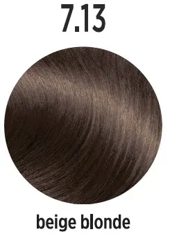 Vopsea de par Profesionala ELEMENT 7.13, 100 Ml, Beige Blonde