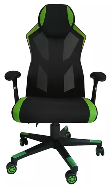 Scaun gaming RFG - Soft Game, negru/verde