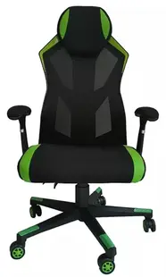 Scaun gaming RFG - Soft Game, negru/verde