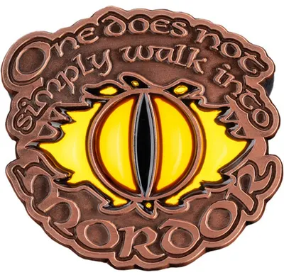 Insignă Weta Movies: The Lord of the Rings - One Does Not Simply Walk Into Mordor