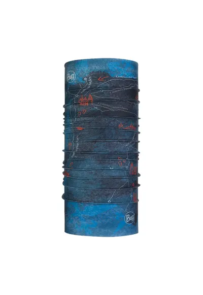 Bandana Licenta - Coolnet UV - culoare camino peninsula albastru - multisport - pentru adulti - marime universala