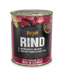 BELCANDO Super Premium hrana umeda pentru caini, vita cu cartofi si mazare, 800 g