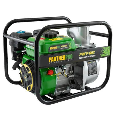 Pompă de apă pe benzină 3' PARTNERPRO PWP60X, 60 m³/h, 6.5 HP , MOTOR 4T