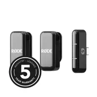 Rode Wireless Micro sistem de microfon wireless ultracompact pentru 2 persoane USB-C (2,4 GHz, negru) - Default Title