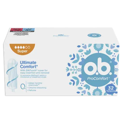 Tampoane Pro Comfort super, 32 bucati, O.B.