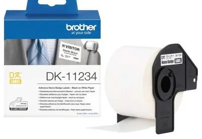 Rola de etichete Brother - DK-11234, alb