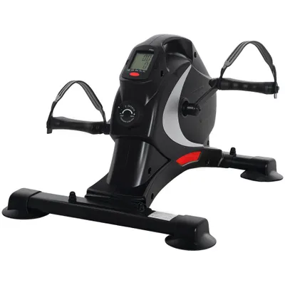 Mini bicicletă de antrenament SPORTNOW, set de pedale, 8 niveluri de rezistență