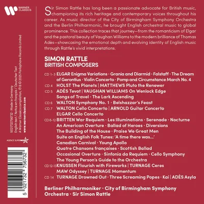 British Composers: Elgar, Holst, Vaughan Williams, Britten, Walton…