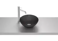 Lavoar Roca Bol A32787L080, montare pe blat, 35 cm, FineCeramic, mat, Negru