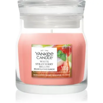 Yankee Candle White Strawberry Bellini lumânare parfumată Signature