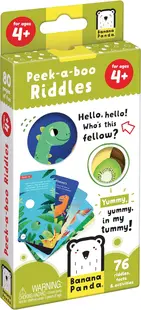 Joc educativ Banana Panda Peek-a-boo - Ghicitori, 4+ ani
