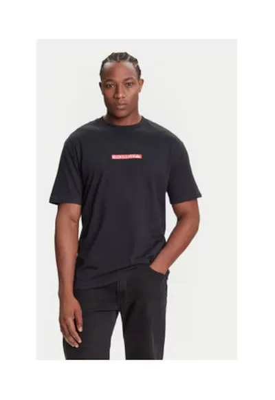 Tricou Barbati - Negru - 90% bumbac organic - 10% bumbac