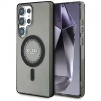 Husa MagSafe pentru Samsung Galaxy S25 Ultra S938, Guess, IML Rhinestone, Neagra