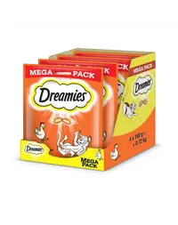 DREAMIES Mega Pack 4x180 g snack cu pui pentru pisici