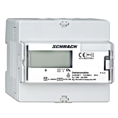 Contor digital kWh 3f, 80A direct, 1 tarif, com. Modbus