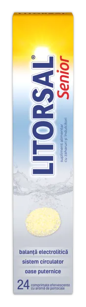 Litorsal Senior, 24 comprimate efervescente, Zdrovit