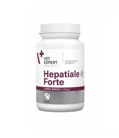 Supliment hepatic pentru caini Hepatiale Forte Large Breed 550 mg 40 tablete