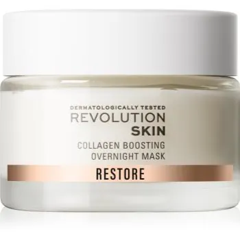 Revolution Skincare Restore Collagen Boosting cremă-mască de noapte regeneratoare pentru stimularea secreției de colagen