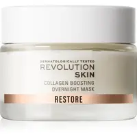 Revolution Skincare Restore Collagen Boosting cremă-mască de noapte regeneratoare pentru stimularea secreției de colagen