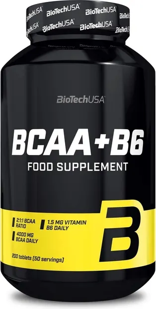 BCAA + B6, 200 tablete, BioTech USA