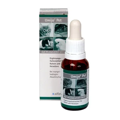 UMIJO PET: Supliment digestiv pentru rozătoare, păsări și reptile, 15 ml