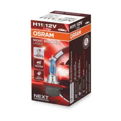 Bec auto halogen pentru far Osram Night Breaker Laser Next Generation H11 12V 55W