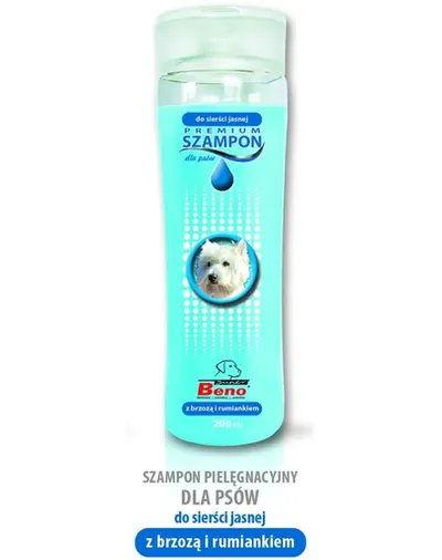 BENEK Super Beno Premium Sampon pentru cainii cu blana deschisa 200 ml