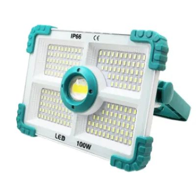 Proiector LED cu panou Solar 100W, 200W sau 300W