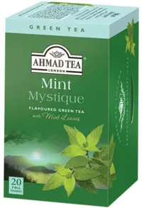 Mint Mystique Ceai verde, 20 pliculețe, Ahmad Tea