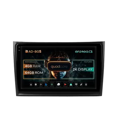 Navigatie 2K Volvo XC90 (2002-2014), Android, S-Quadcore 4GB RAM + 64GB ROM, 10.36 Inch - AD-BGS100042K+AD-BGRKIT393