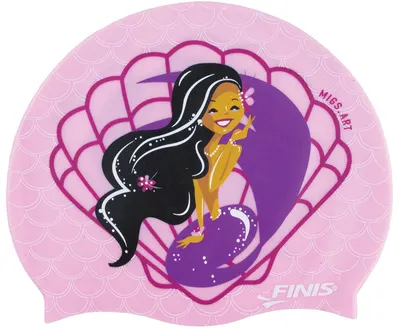 Casca inot din silicon Finis - Sirena, roz