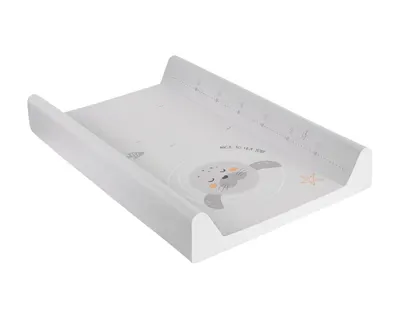 Saltea infasat soft KikkaBoo 80x50cm Seally Me cu suprafata impermeabila,taliometru incorporat,curatare usoara,contur lateral inalt pentru siguranta suplimentara