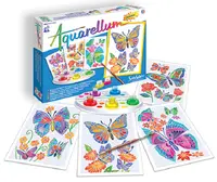 Set de colorat cu acuarele entosphere Aquarellum Junior - Fluturi