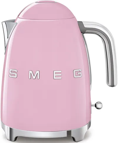 Fierbător electric Smeg - KLF03PKEU, 2400W, 1.7 l, roz