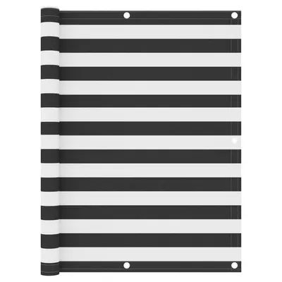 Gossi paravan de balcon, antracit si alb, 120x400 cm, tesatura oxford