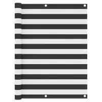 Gossi paravan de balcon, antracit si alb, 120x400 cm, tesatura oxford