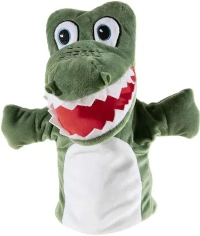 Păpușă pentru teatru Heunec - Crocodil, 24 cm