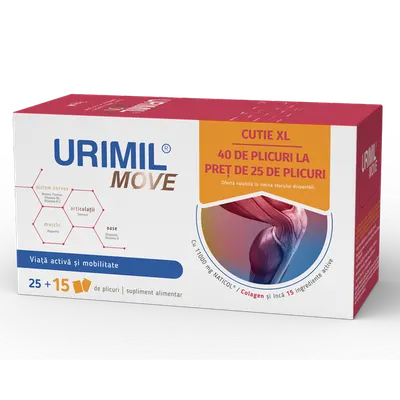 Urimil move, Naturpharma | 25 + 15 plicuri