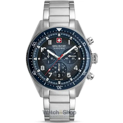 Ceas Swiss&nbsp;Military&nbsp;Hanowa Swiss Military Hanowa SMWGI0003804 Mens Watch Greyhound Chrono 43mm 10ATM