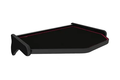 Masa centrala bord camion compatibila cu Volvo FH 2 (01.1998-12.2001), Negru cu cusatura rosie
