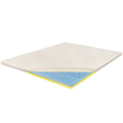 Topper Saltea Ortopedic 130x200 - Latex Gel 3+2+1 cm, Aloe Vera, Ergomed