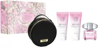 Set Versace Bright Crystal - Apă de toaletă, Loțiune și Gel de duș, 90 + 2 x 100 ml + Neceser