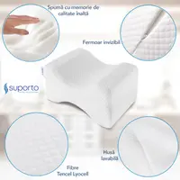 Perna ortopedica pentru genunchi Suporto Classic pentru dormit