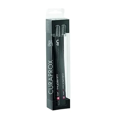 Set 2 periute de dinti Black is White, Curaprox | 1 set