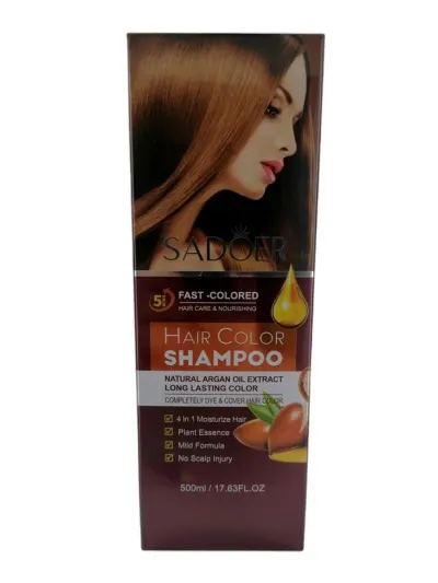 Sadoer Sampon pentru colorarea parului 500 ml Chestnut Brown